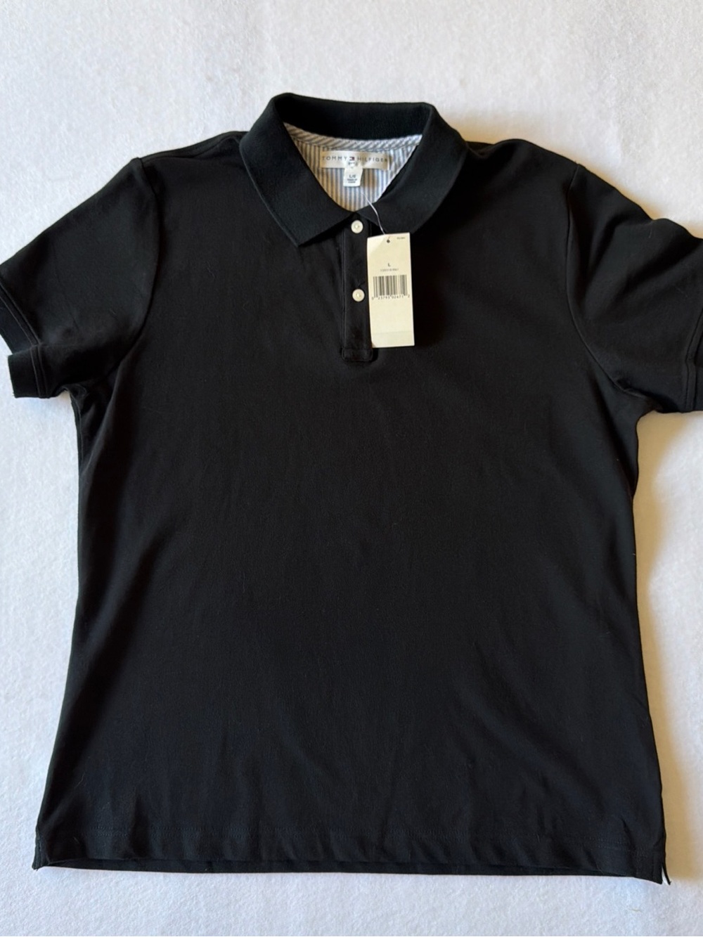 Tommy Hilfiger Women’s Black Polo Shirt NWT Size Large